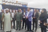بهره برداری از کارخانه تولید قطعات بتنی شهرداری جیرفت