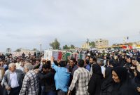 پیکر شهید محمد رودابی در جیرفت تشییع شد پیکر شهید محمد رودابی در جیرفت تشییع شد