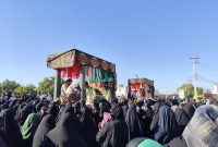 گزارش تصویری تشییع پیکر مطهر شهدای گمنام در جیرفت