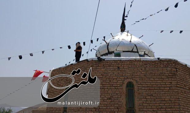 فضاسازی محوطه مسجد امام علی (ع) فردوس اسفندقه جهت برگزاری مراسم عزاداری در روز عاشورا فضاسازی محوطه مسجد امام علی (ع) فردوس اسفندقه جهت برگزاری مراسم عزاداری در روز عاشورا