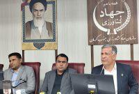 گزارش تصویری نشست خبری مشترک رییس سازمان جهاد کشاورزی جنوب کرمان و رییس نظام مهندسی کشاورزی و منابع طبیعی